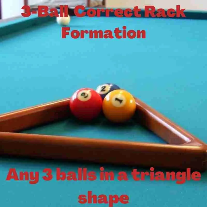 3 Ball Correct Rack Formation 1