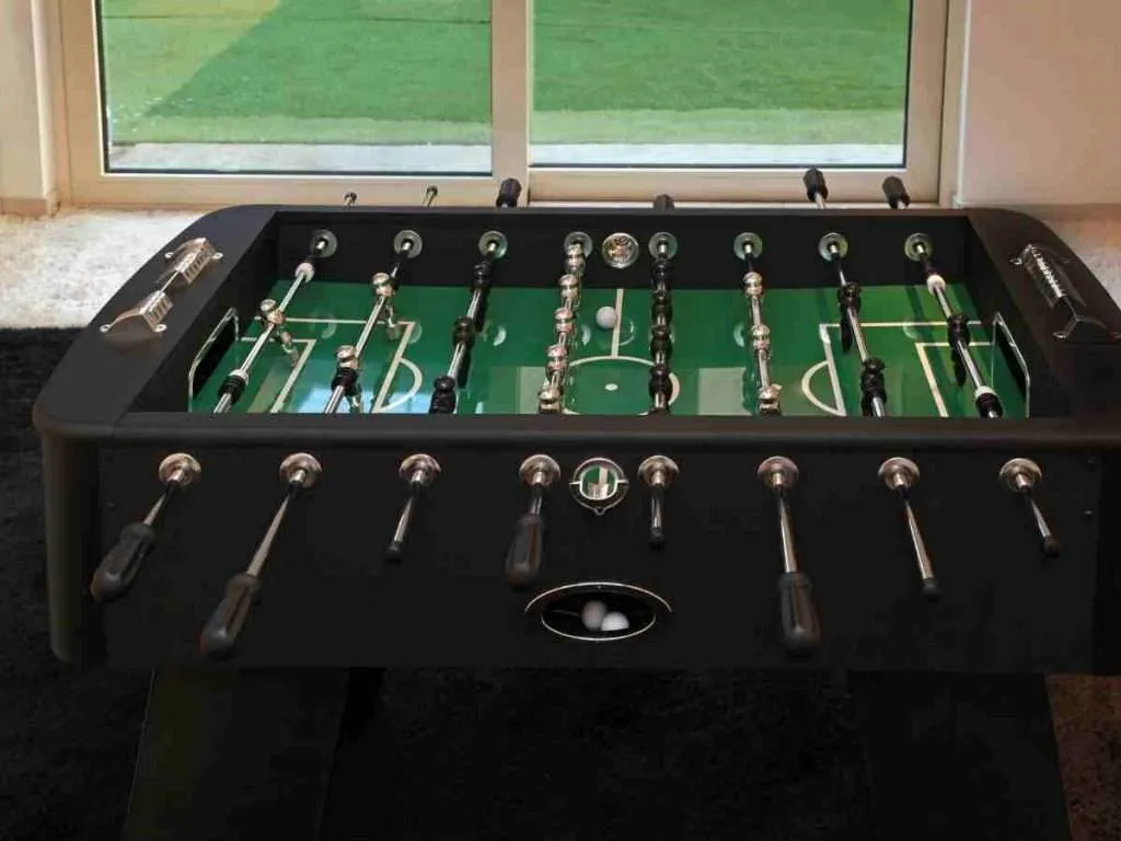 Foosball Table in at Home Game room
