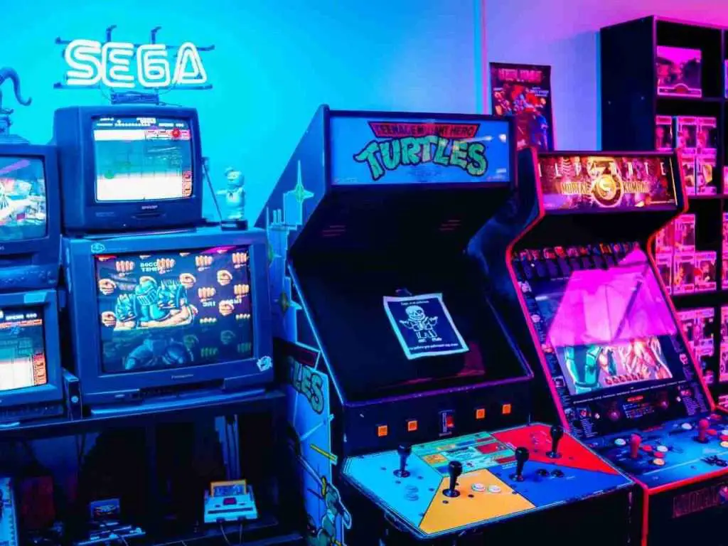 Arcade in at home game room