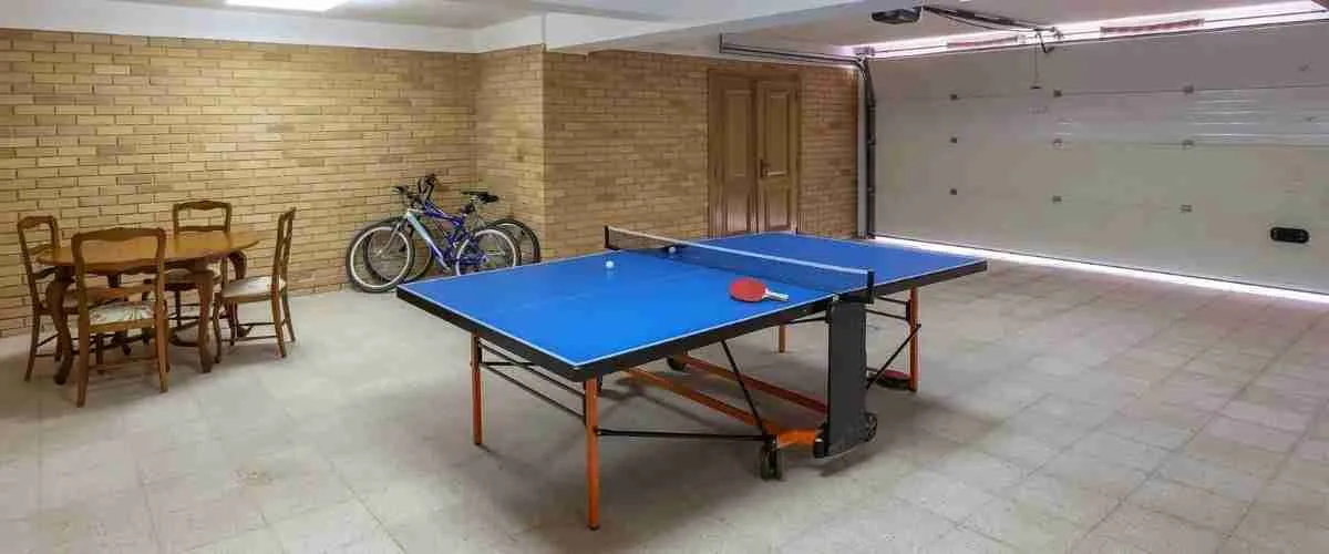 will ping pong table warp in garage