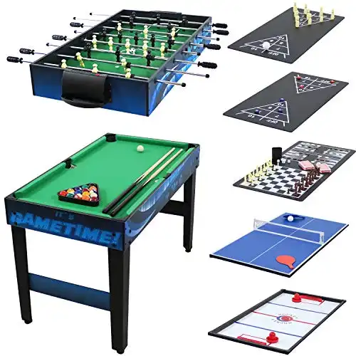 Sunnydaze 10-Combination Multi-Game Table