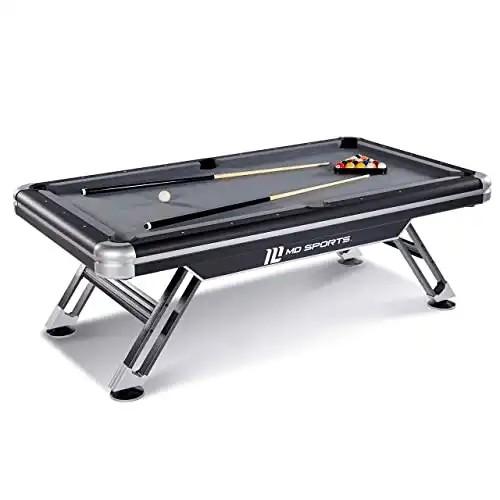 MD Sports Billiard Table with Included Game Accessories - Multiple Styles