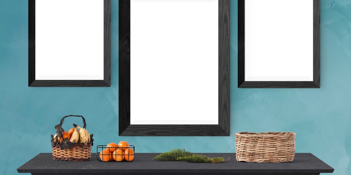 poster, wall, mockup