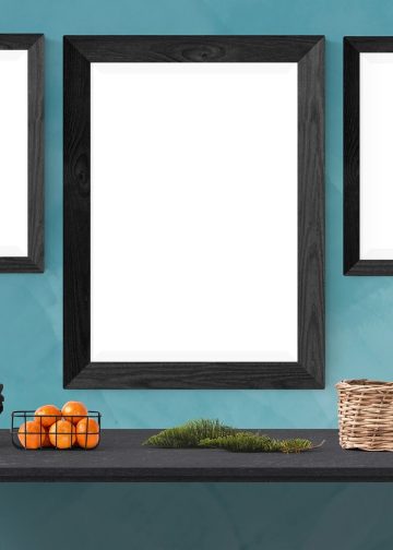 poster, wall, mockup