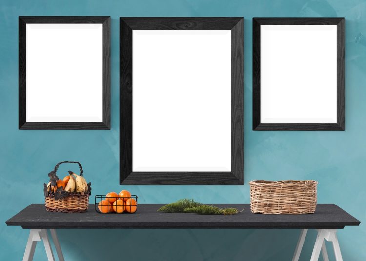 poster, wall, mockup