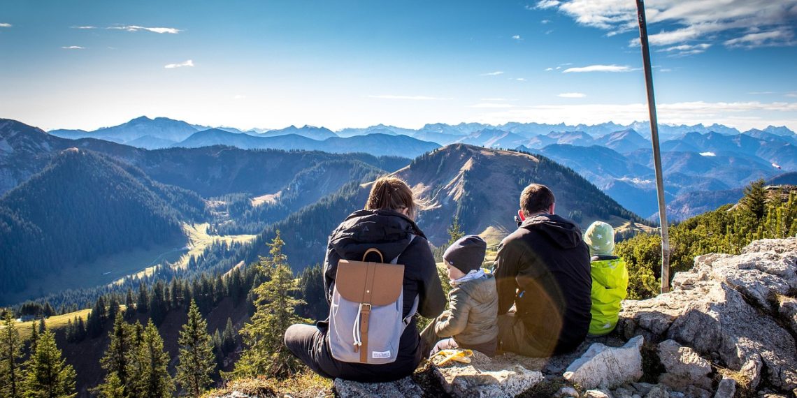 family, hike, travel