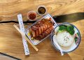 char siu, pork, chinese food
