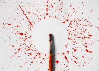 paint, brush, splash