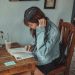 cafe, girl, book