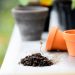 plants, soil, pots