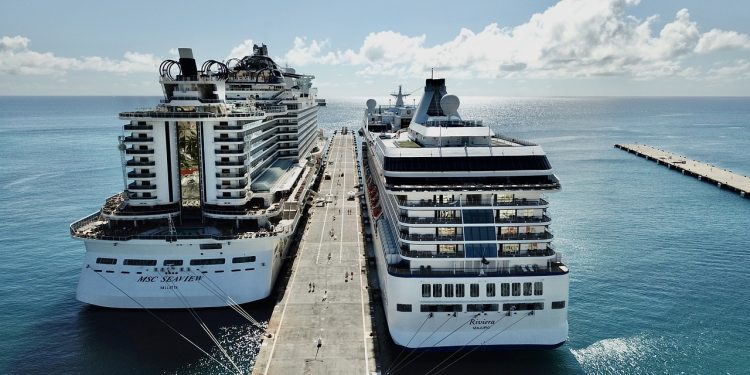 ship, cruise ship, nature